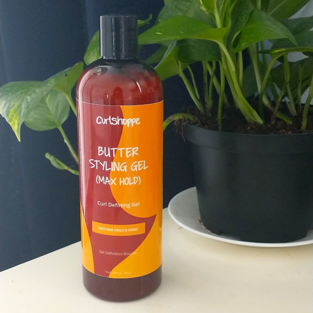 Curl Shoppe Butter Styling Gel (Max Hold)